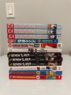 Mixed Manga Lot - Fruits Basket, Demon Slayer, My Hero Academia & More‎